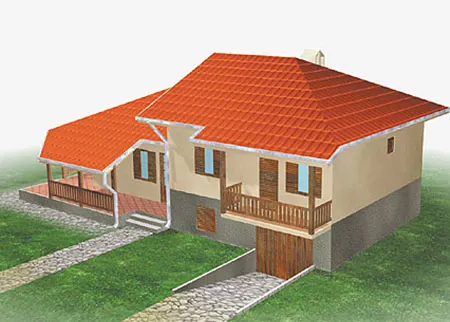 Montažna kuća Tip 117, 117 m², MK Jelamont