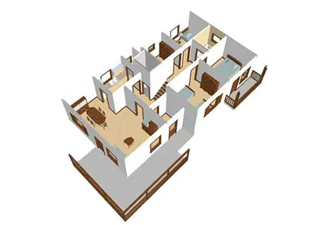 Montažna kuća Tip 117, 117 m², MK Jelamont