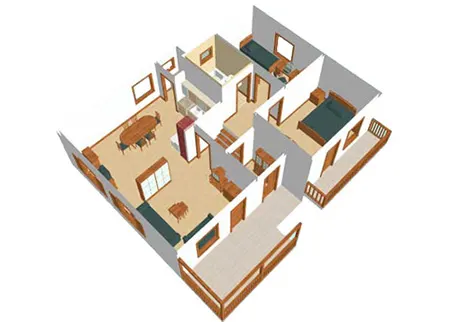 Montažna kuća Tip 86, 86 m², MK Jelamont
