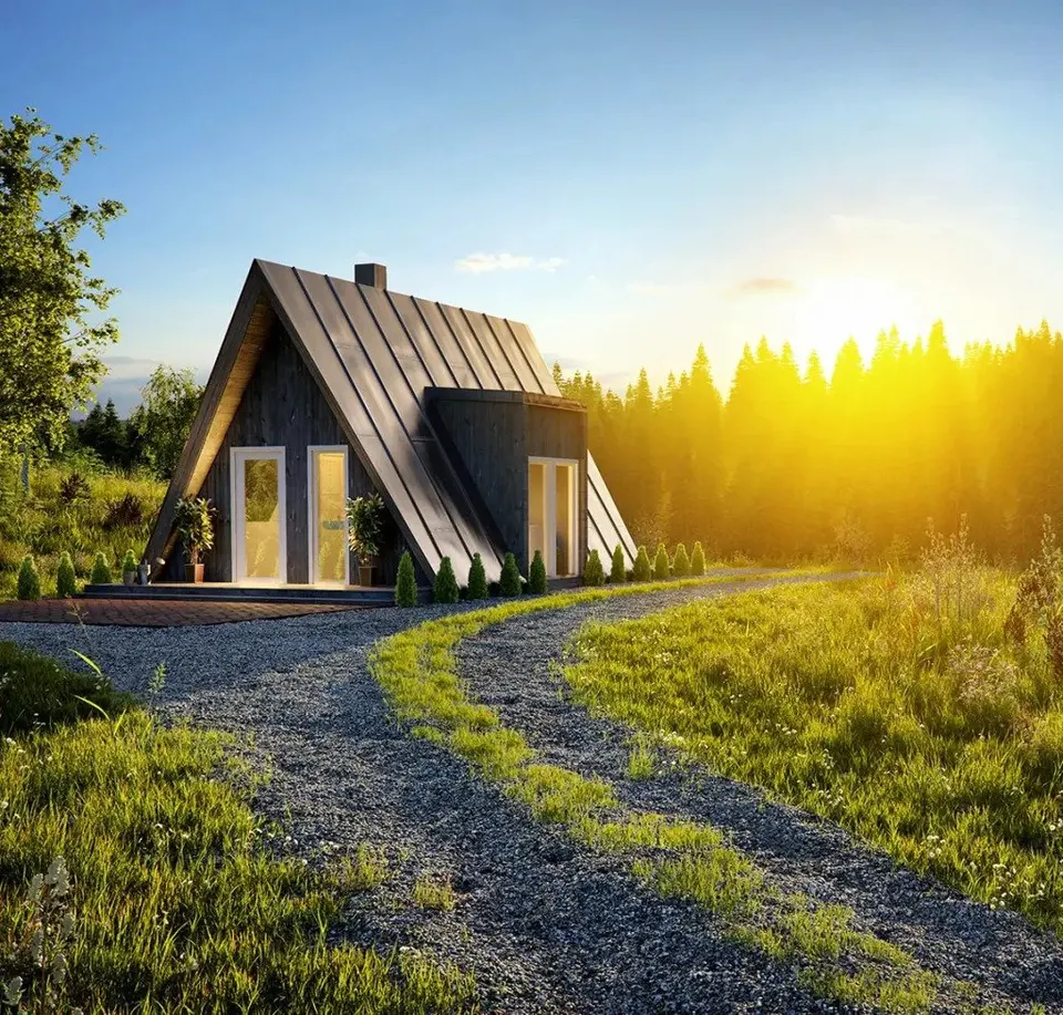Montažna kuća A-Frame Modern, 50 m², Kaja MS