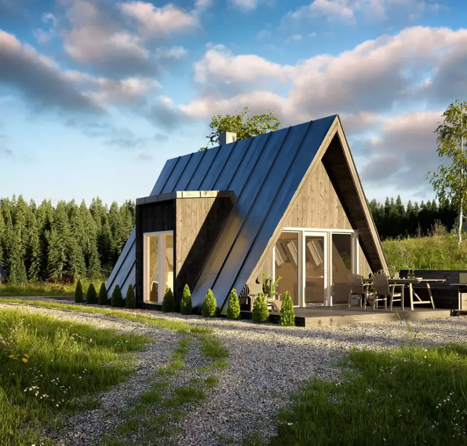 Montažna kuća A-Frame Modern, 50 m², Kaja MS