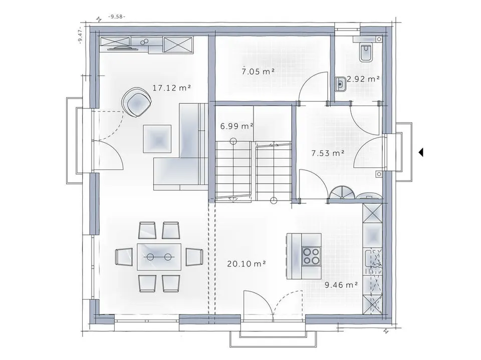 Montažna kuća Adria, 192 m², Kaja MS