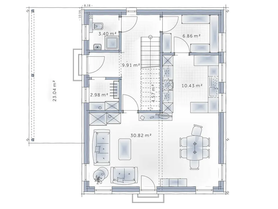 Montažna kuća Altina, 192 m², Kaja MS