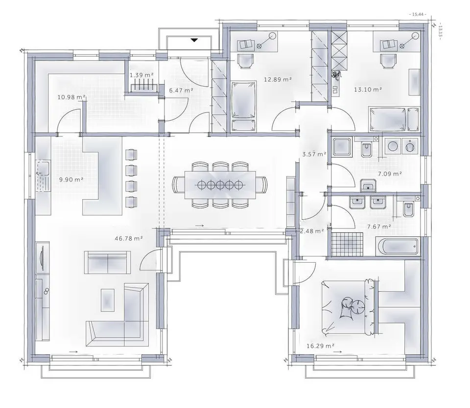 Montažna kuća Istria, 139 m², Kaja MS