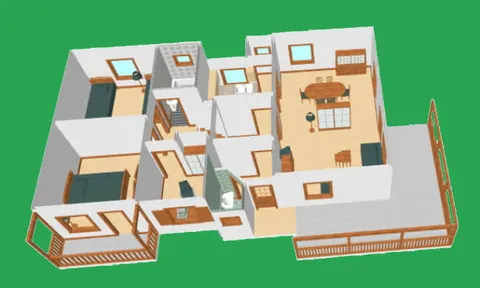 Montažna kuća K-MS-110, 127 m², Kaja MS