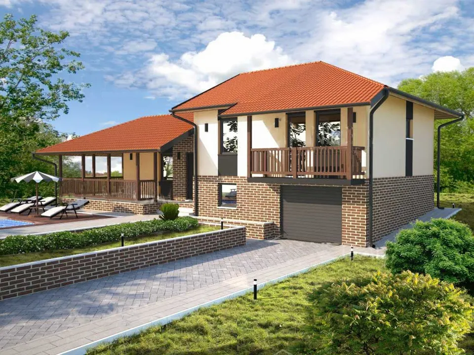 Montažna kuća K-MS-117, 135 m², Kaja MS
