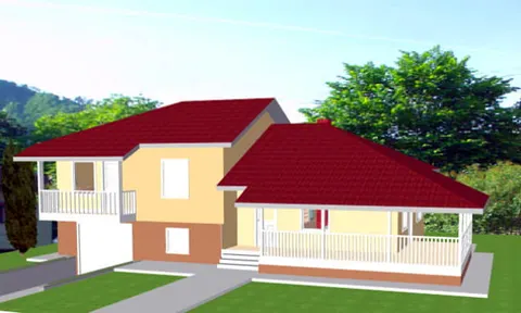 Montažna kuća K-MS-117, 135 m², Kaja MS