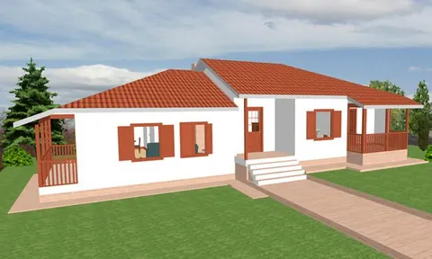 Montažna kuća K-MS-127, 141 m², Kaja MS