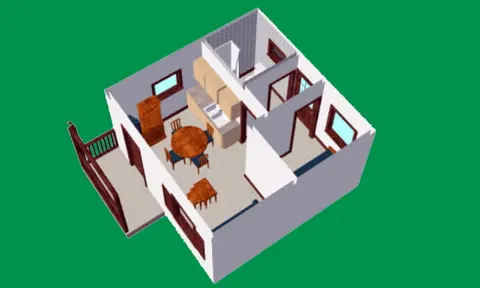 Montažna kuća K-MS-27, 32 m², Kaja MS