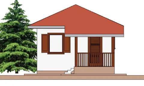 Montažna kuća K-MS-27, 32 m², Kaja MS