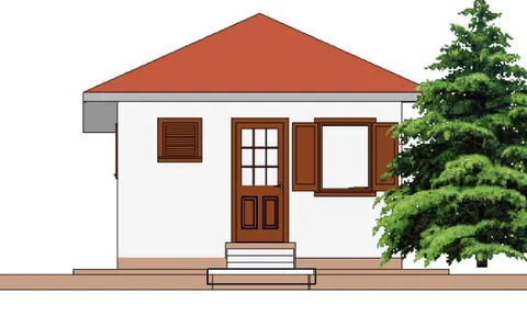 Montažna kuća K-MS-27, 32 m², Kaja MS