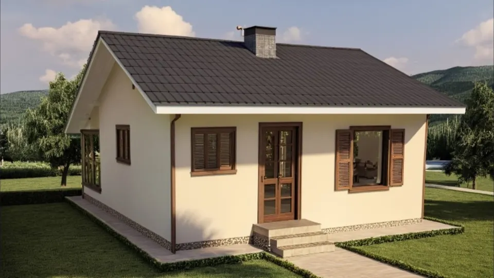 Montažna kuća K-MS-44b, 50 m², Kaja MS