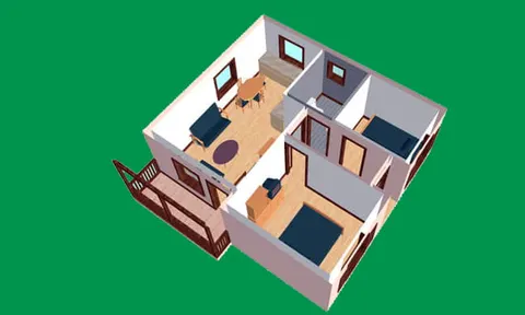 Montažna kuća K-MS-52, 57 m², Kaja MS