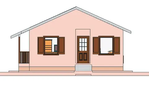 Montažna kuća K-MS-52, 57 m², Kaja MS