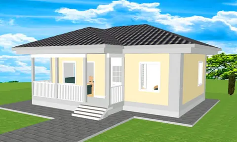 Montažna kuća K-MS-57, 63 m², Kaja MS