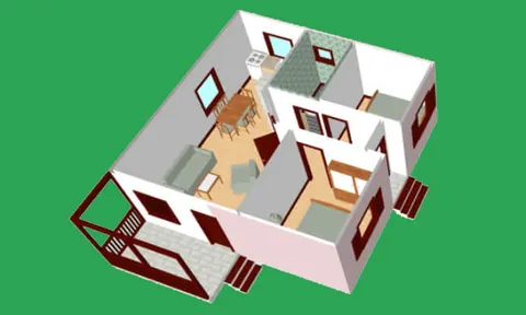 Montažna kuća K-MS-59, 65 m², Kaja MS