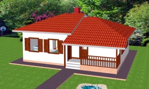 Montažna kuća K-MS-66, 72 m², Kaja MS