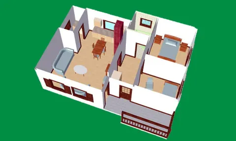 Montažna kuća K-MS-66, 72 m², Kaja MS