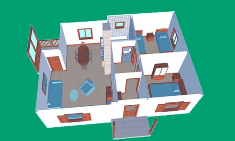 Montažna kuća K-MS-68, 76 m², Kaja MS