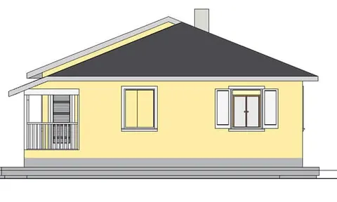 Montažna kuća K-MS-77, 85 m², Kaja MS