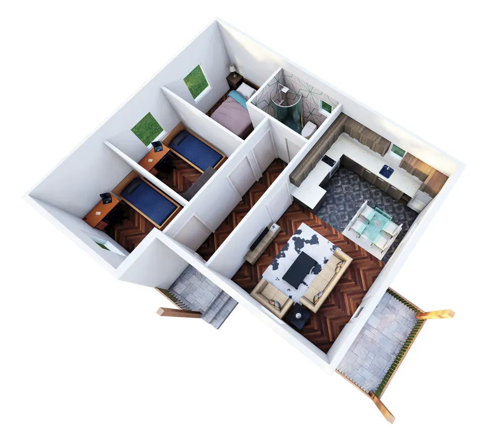 Montažna kuća K-MS-79, 79 m², Kaja MS