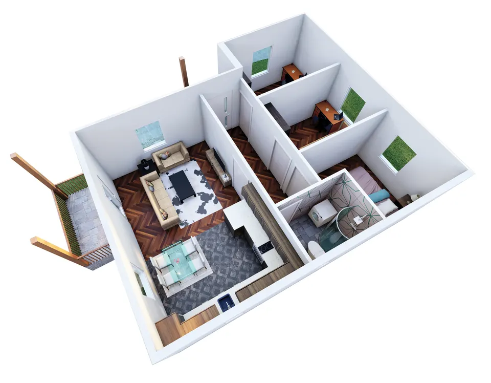 Montažna kuća K-MS-79, 79 m², Kaja MS