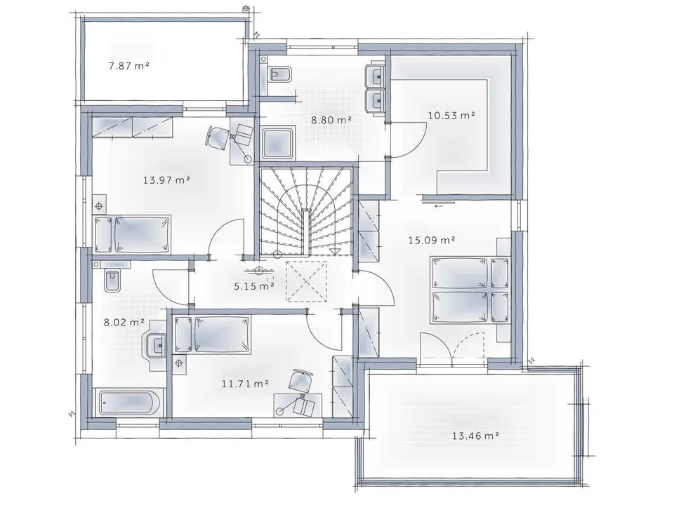 Montažna kuća Penelopa, 193 m², Kaja MS