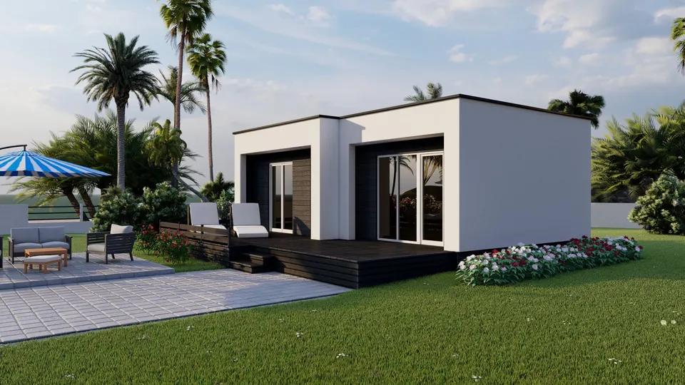 Montažna kuća Duo Lux Standard, 80 m², Kampa & Casa