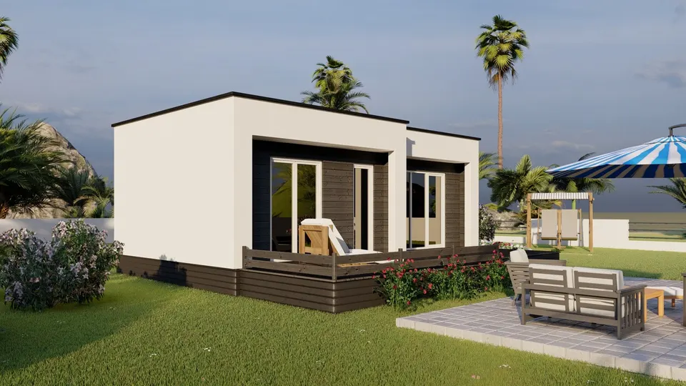 Montažna kuća Duo Lux Standard, 80 m², Kampa & Casa