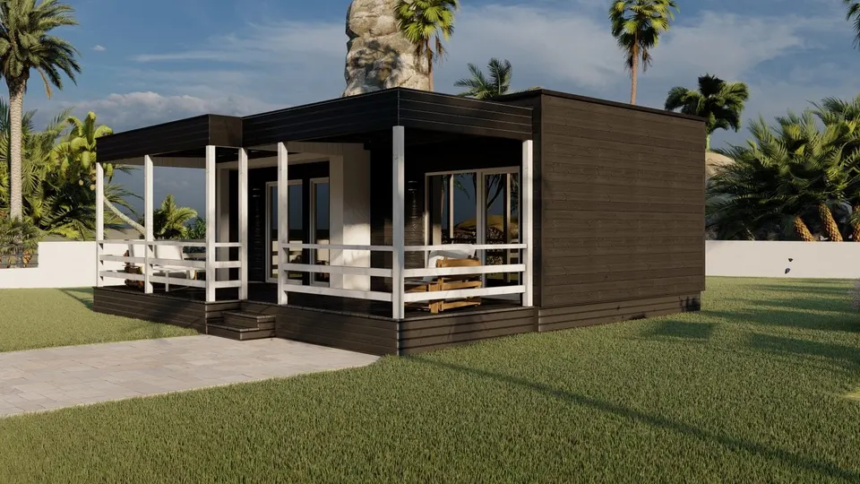Montažna kuća Duo Lux Standard, 80 m², Kampa & Casa