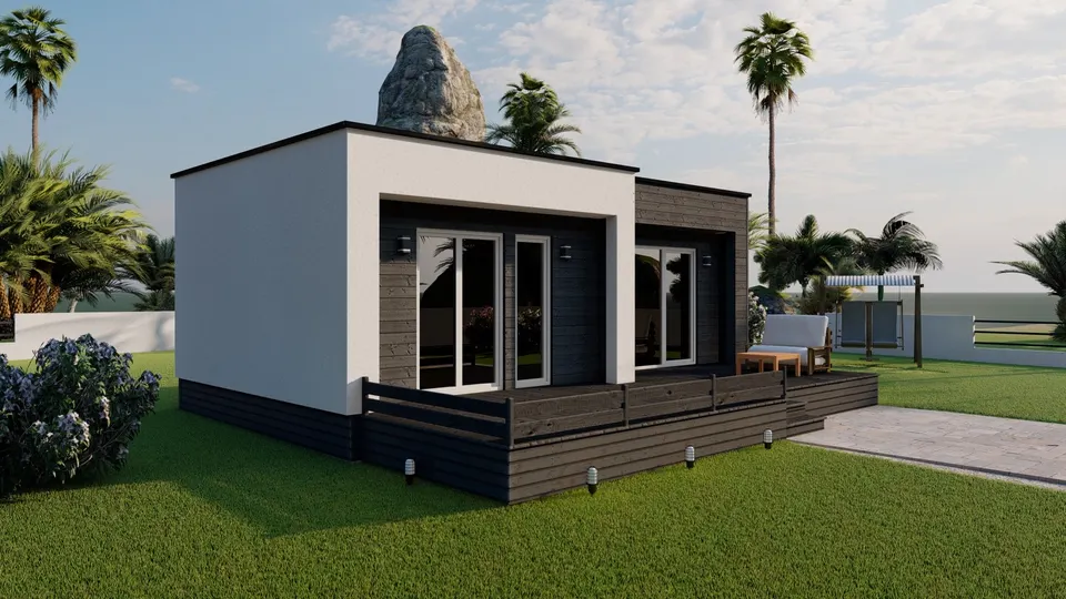 Montažna kuća Duo Lux Standard, 80 m², Kampa & Casa