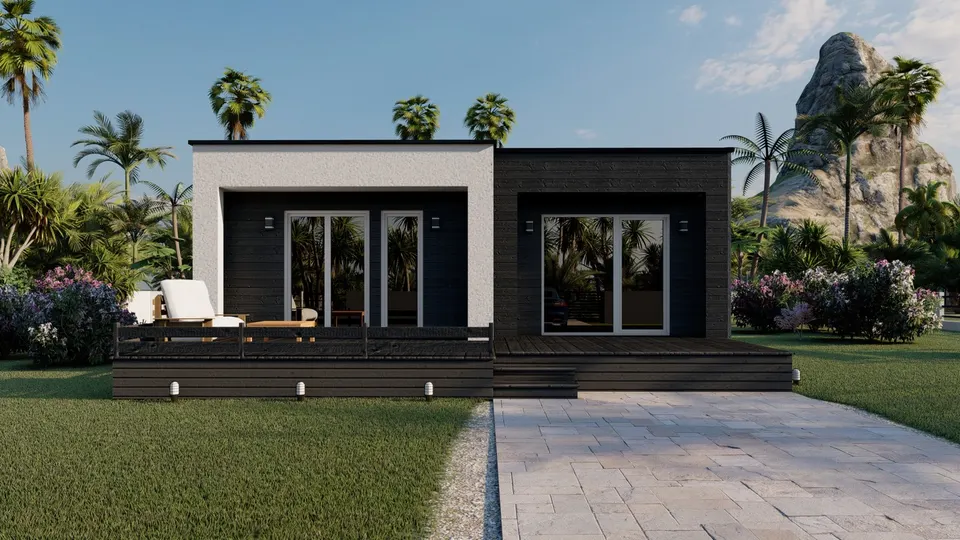 Montažna kuća Duo Lux Standard, 80 m², Kampa & Casa