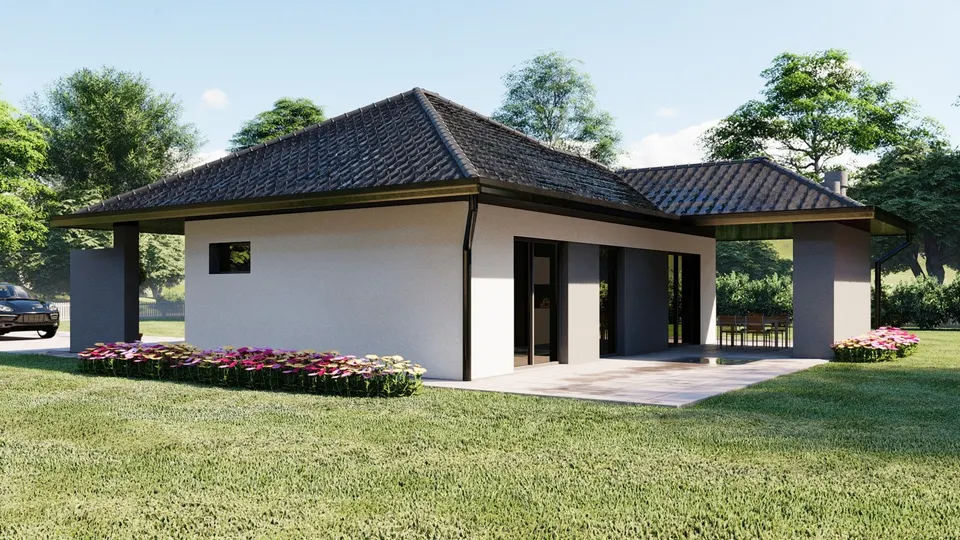 Montažna kuća K 70 Classic, 70 m², Kampa & Casa
