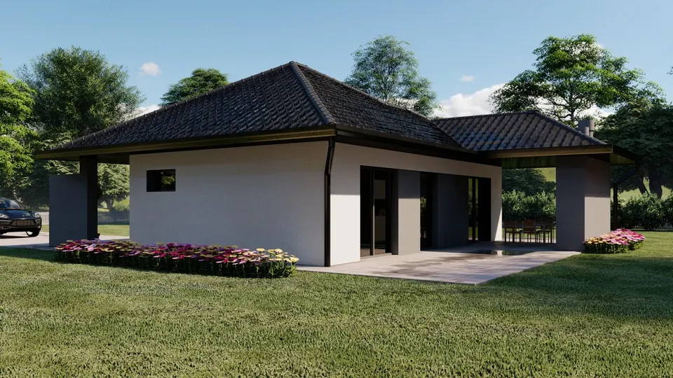 Montažna kuća K 70 Classic, 70 m², Kampa & Casa