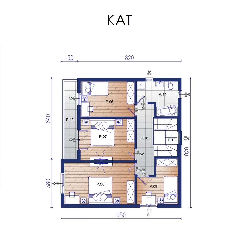 Montažna kuća KC 140, 140 m², Kampa & Casa