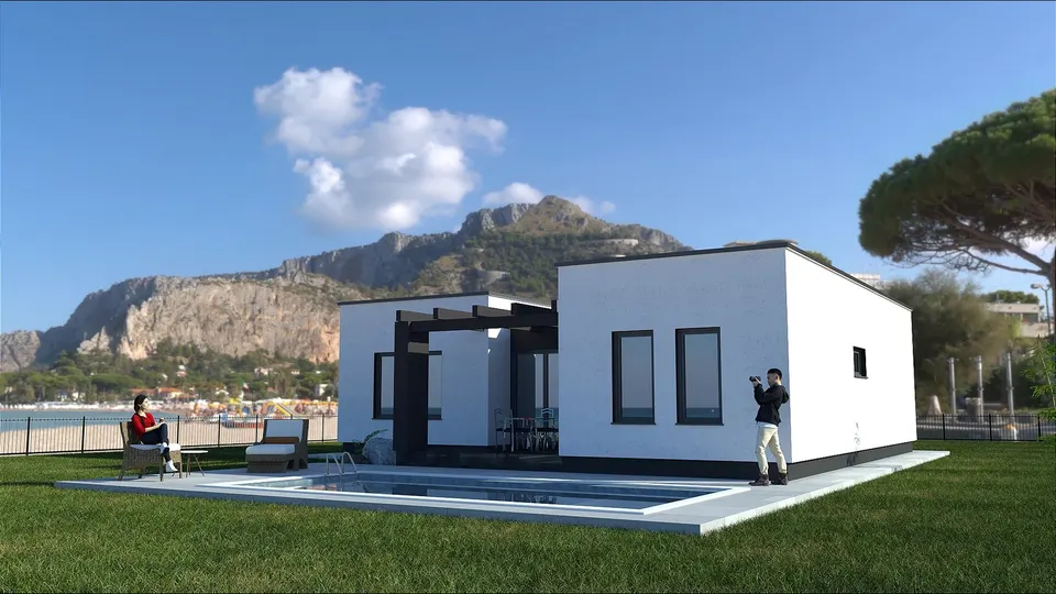 Montažna kuća KC 90, 90 m², Kampa & Casa