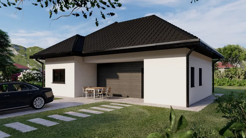 Montažna kuća KC 90 Classic, 90 m², Kampa & Casa