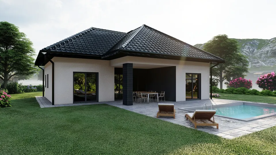 Montažna kuća KC 90 Classic, 90 m², Kampa & Casa