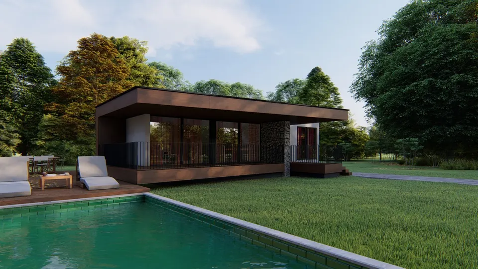 Montažna kuća KC Tip 40, 40 m², Kampa & Casa