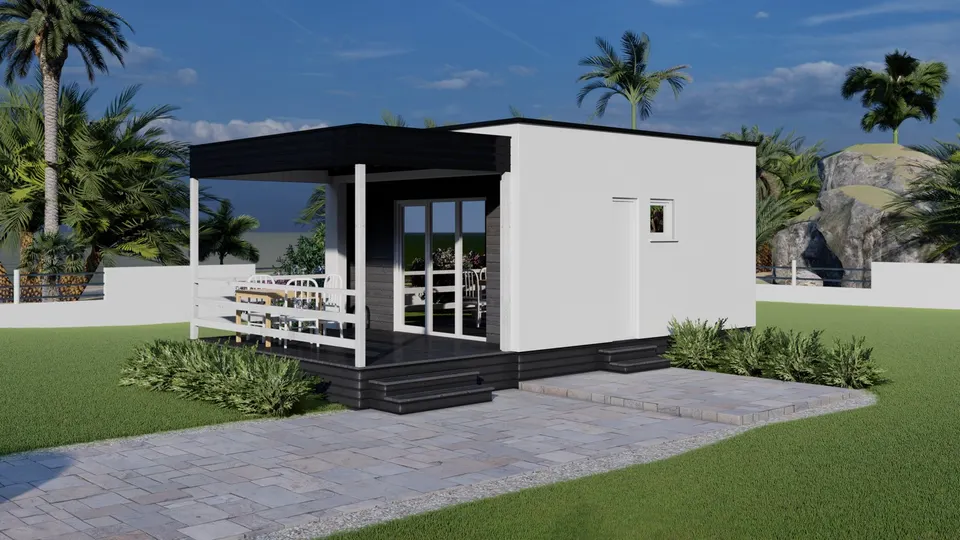 Montažna kuća TIP KC 23A, 23 m², Kampa & Casa