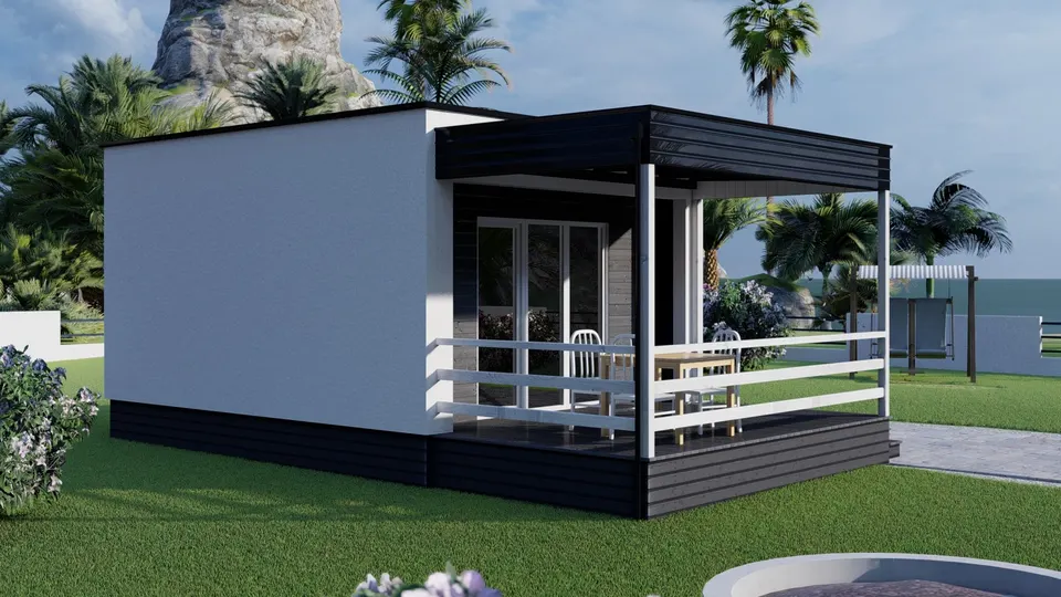 Montažna kuća TIP KC 23A, 23 m², Kampa & Casa