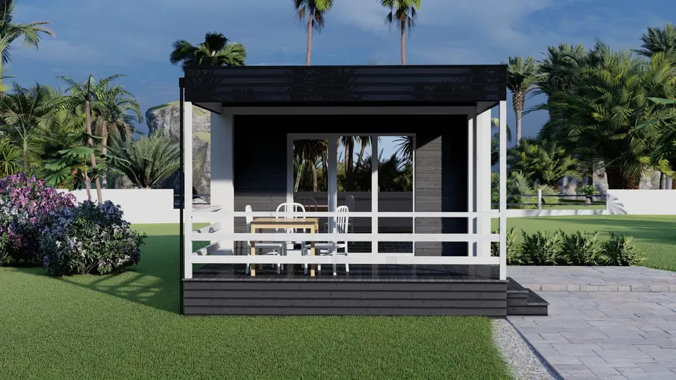 Montažna kuća TIP KC 23A, 23 m², Kampa & Casa