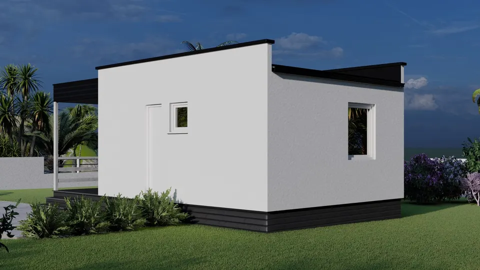 Montažna kuća TIP KC 23A, 23 m², Kampa & Casa