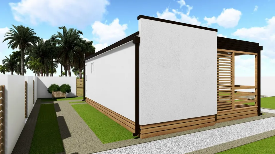 Montažna kuća TIP KC 24A, 24 m², Kampa & Casa