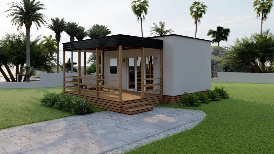 Montažna kuća TIP KC 25, 25 m², Kampa & Casa
