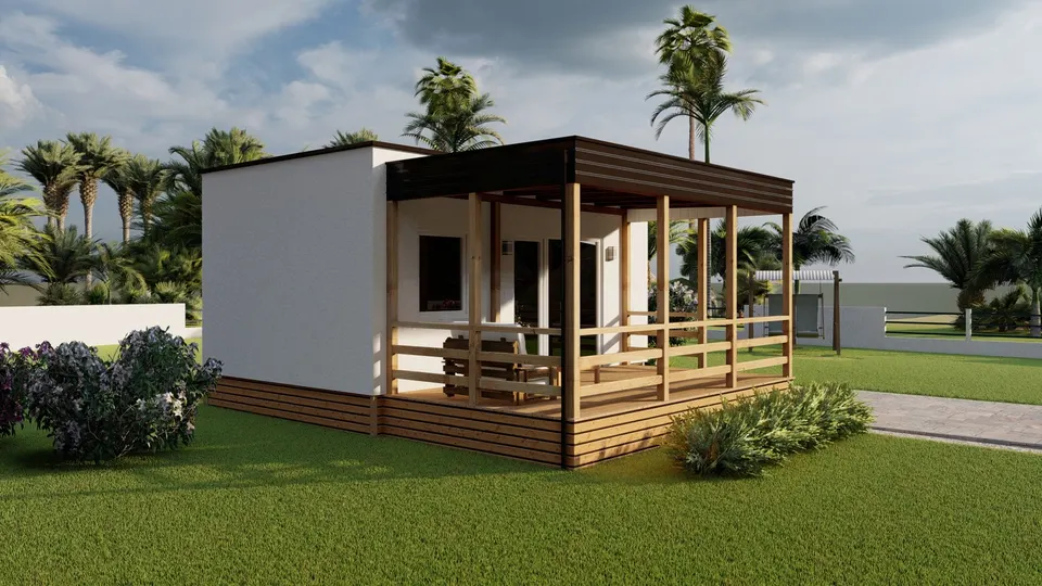 Montažna kuća TIP KC 25, 25 m², Kampa & Casa