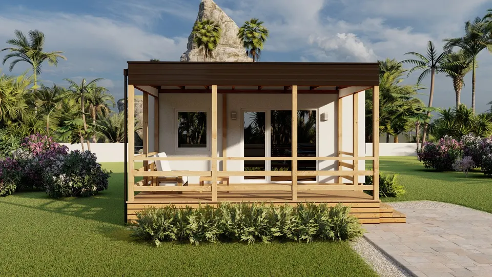 Montažna kuća TIP KC 25, 25 m², Kampa & Casa