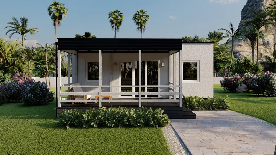Montažna kuća TIP KC 32A, 32 m², Kampa & Casa