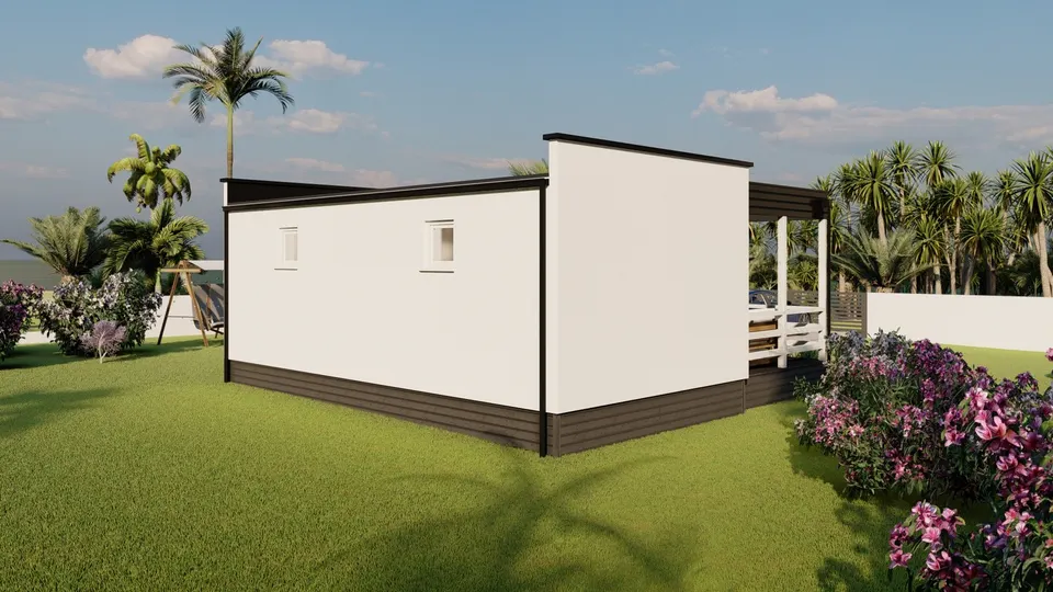 Montažna kuća TIP KC 32B, 32 m², Kampa & Casa