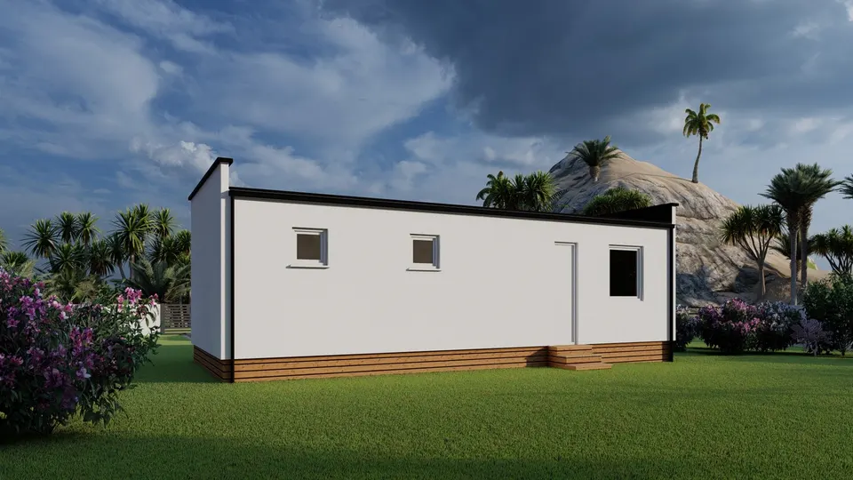 Montažna kuća TIP KC 39B, 39 m², Kampa & Casa